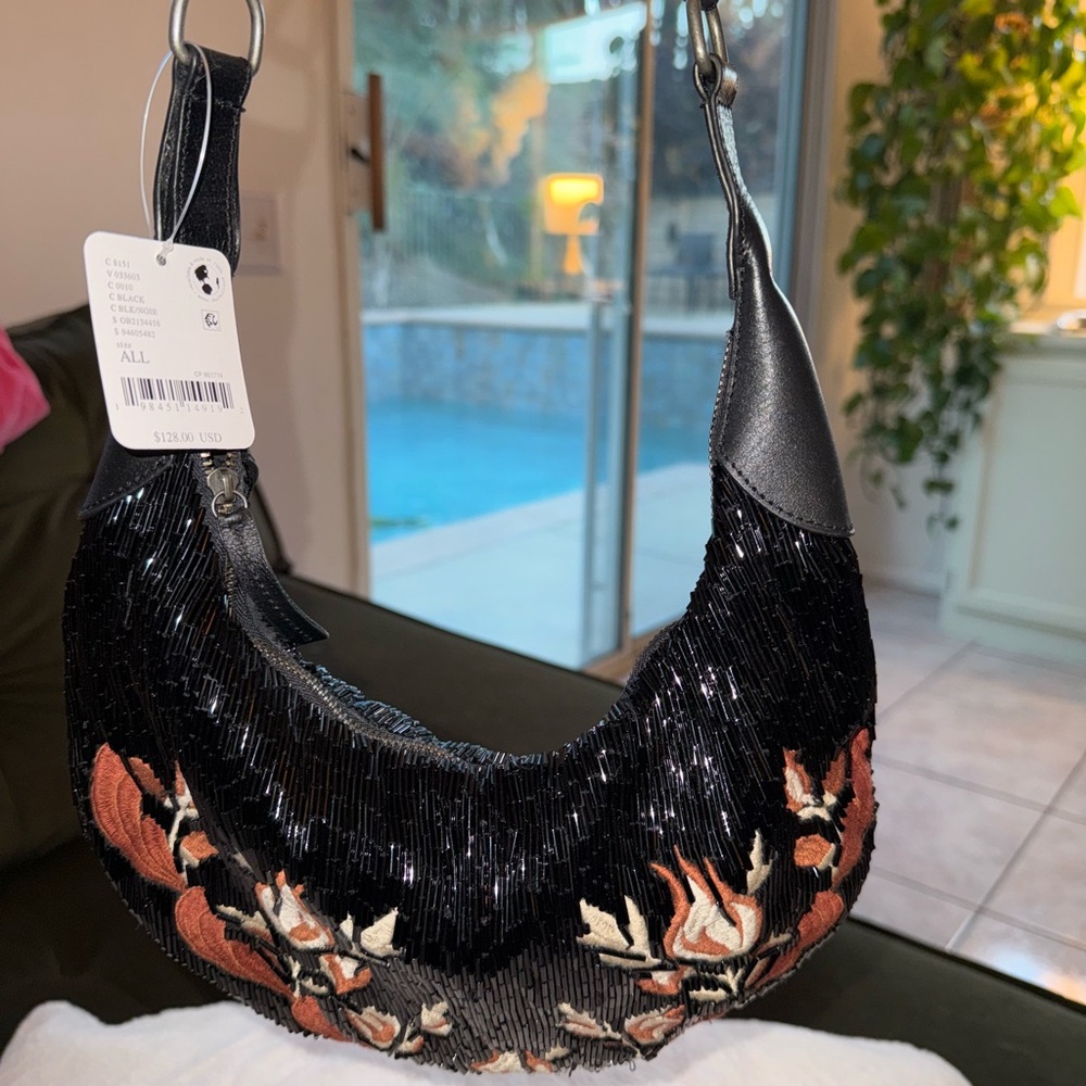 FREE PEOPLE GORGEOUS BEADED PURSE - Picture 7 of 7